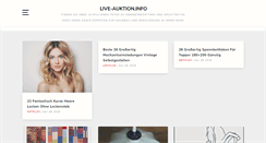 Desktop Screenshot of live-auktion.info